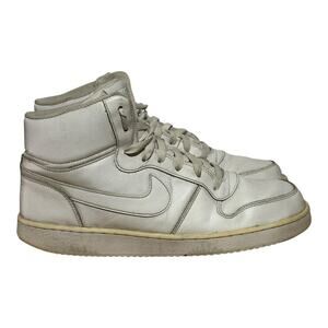 Nike Ebernon Mid White Leather Sneakers Men's Size 11 Classic High Top